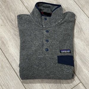 Patagonia Men's Lightweight Synchilla® Snap-T® Fleece Pullover Sz S